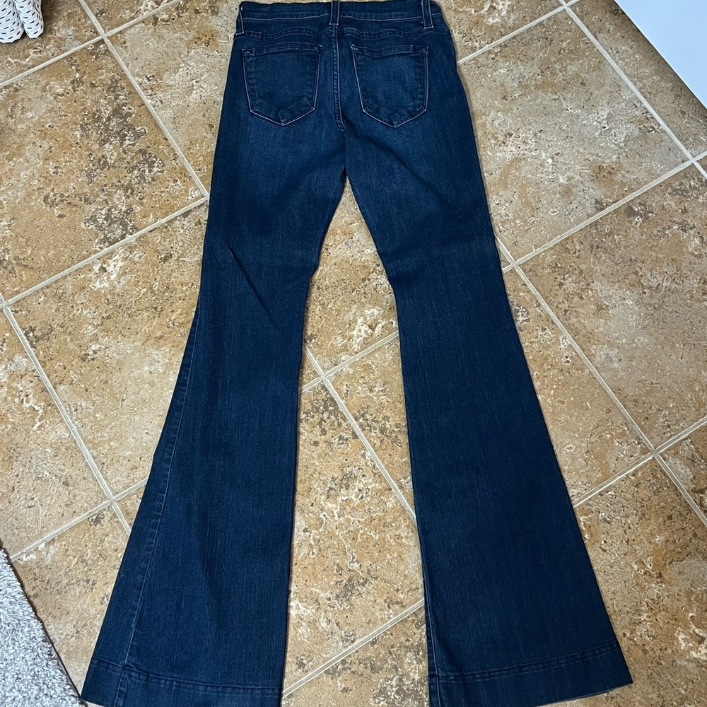 Judy Blue Dark Indigo Flare Jeans - Picture 2 of 3
